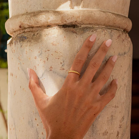 Anillo Oro 18 Quilates Tressa