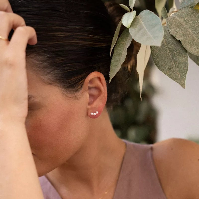 Pendientes Oro 18K Trinita