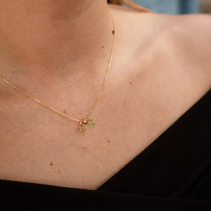 Colgante Inicial Oro 18K