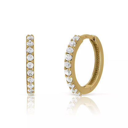 Pendientes Aro Oro 18K Elara