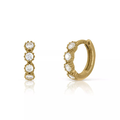 Pendientes Aro Oro 18K Lys