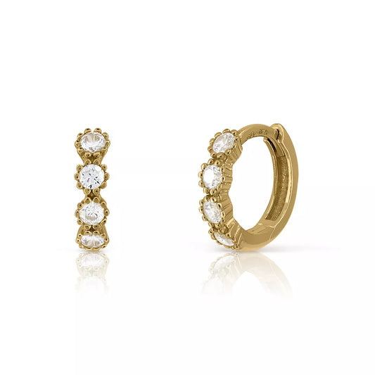 Pendientes Aro Oro 18K Lys