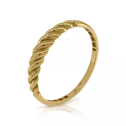 Anillo Oro 18 Quilates Tressa