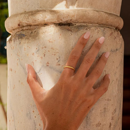 Anillo Oro 18 Quilates Tressa