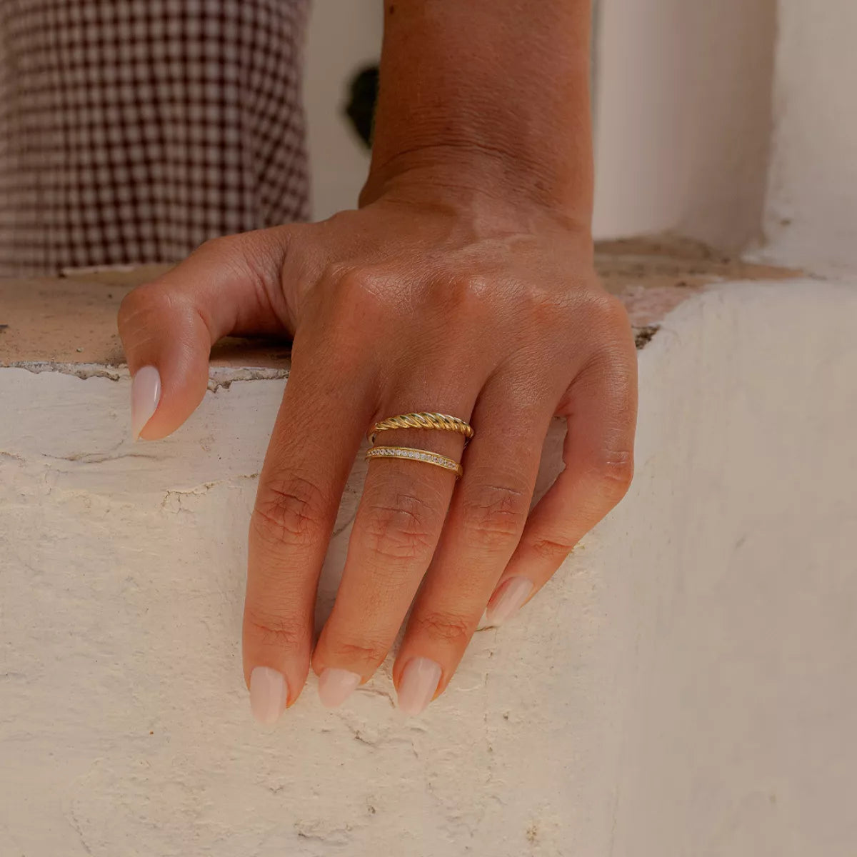Anillo Oro 18 Quilates Tressa