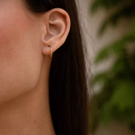 Pendientes Aro Oro 18K Circelli 13mm