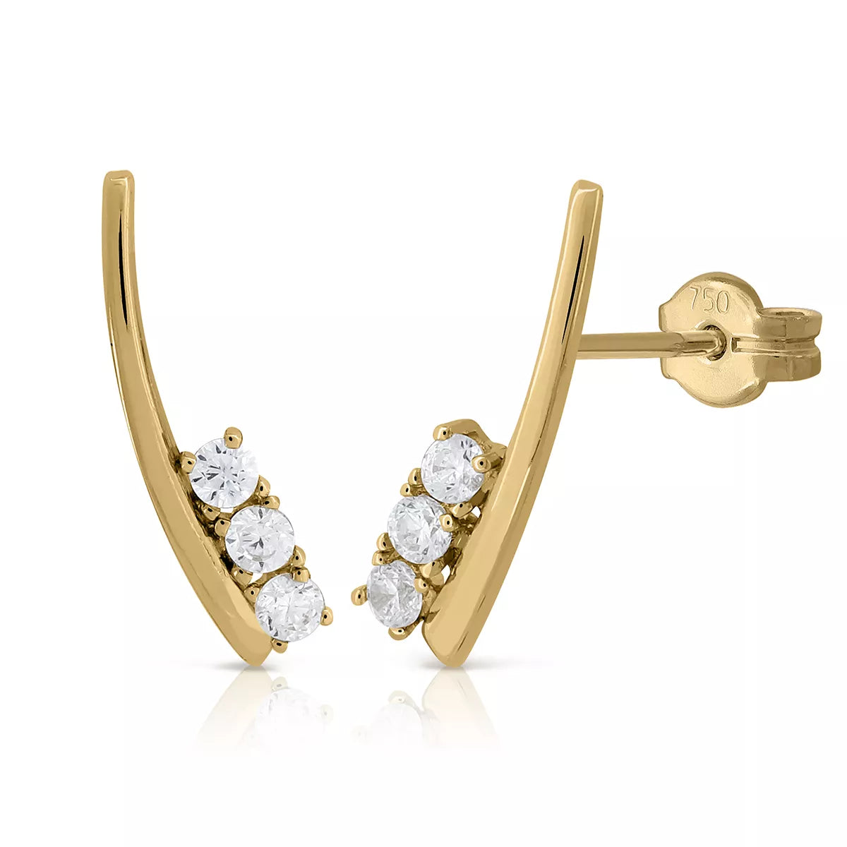 Pendientes Oro 18K Lancea