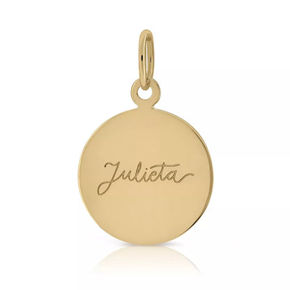 Medalla Oro 18K Personalizable