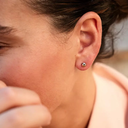 Pendientes Oro 18K Nodina