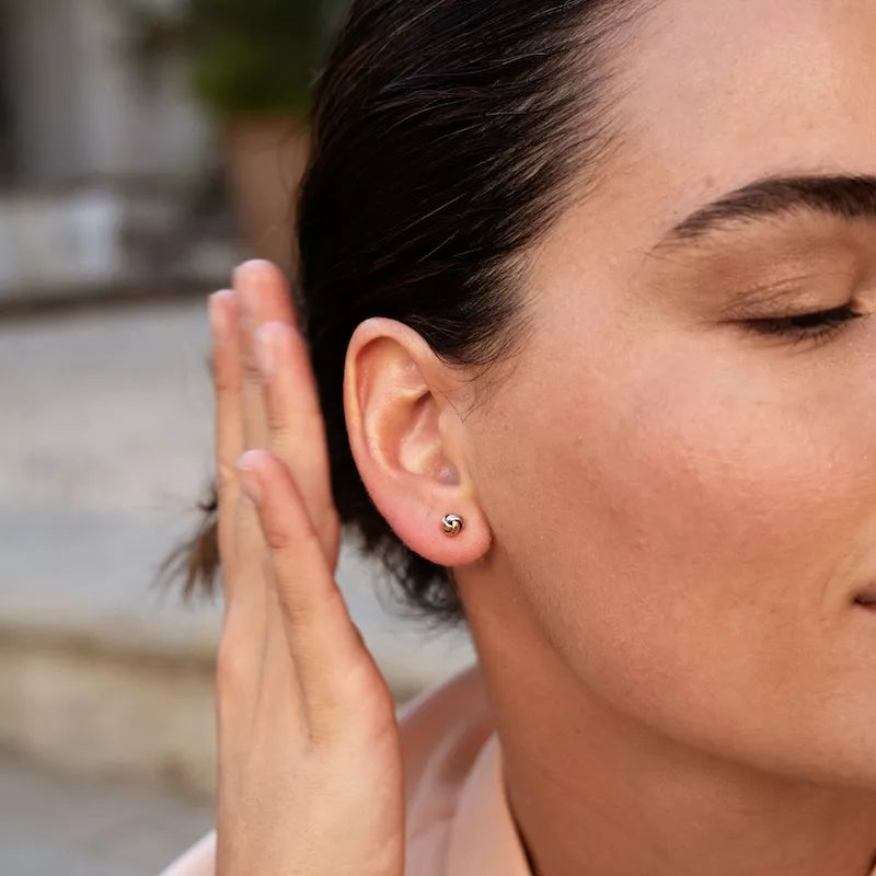 Pendientes Oro 18K Nodina