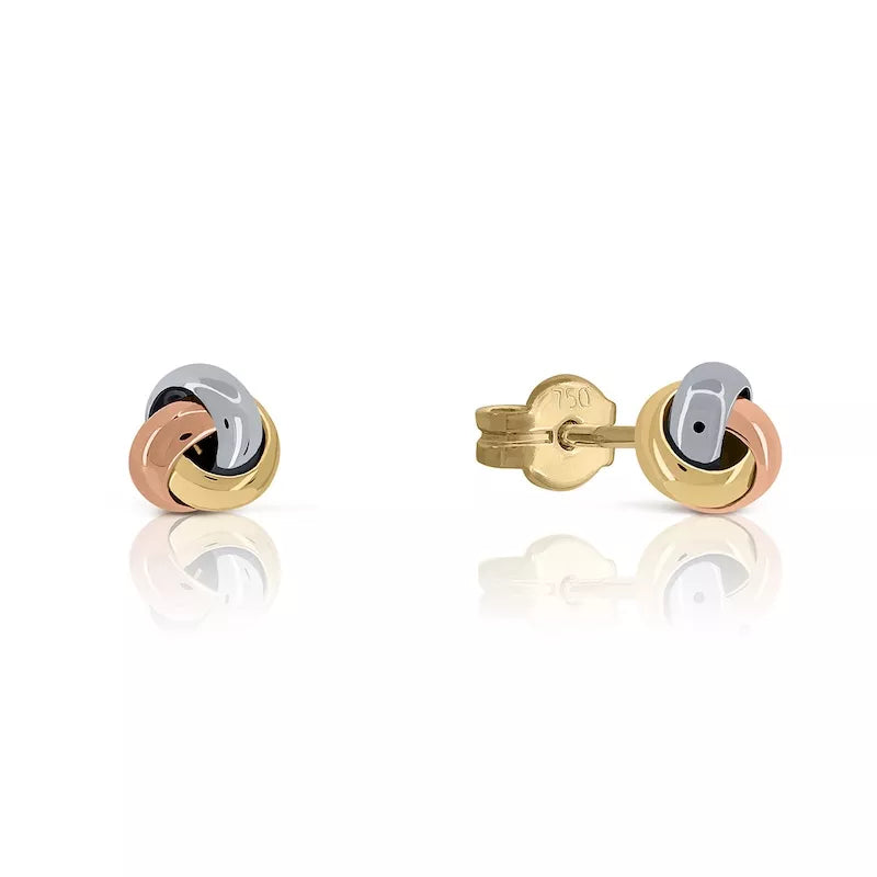 Pendientes Oro 18K Nodina
