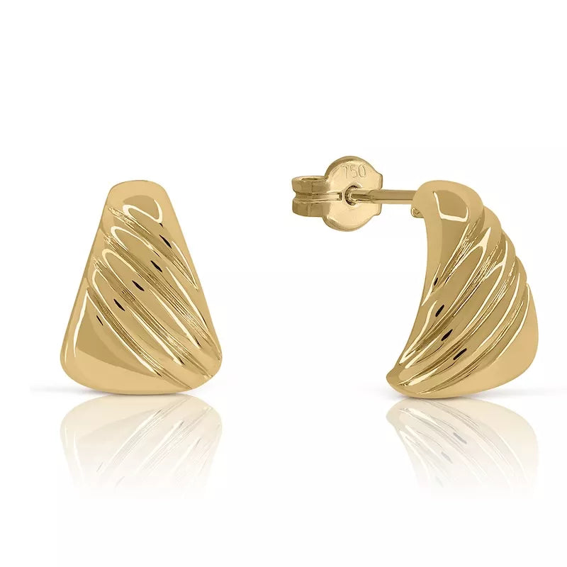 Pendientes Oro 18K Ribella