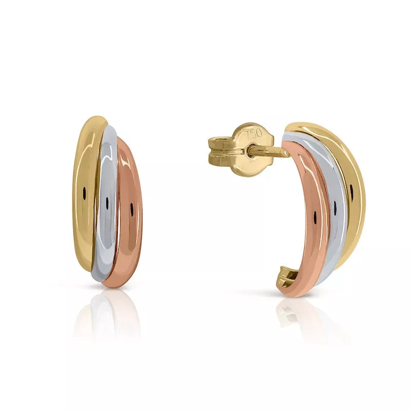 Pendientes Oro 18K Trinity