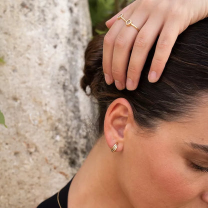 Pendientes Oro 18K Trinity